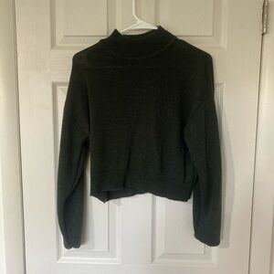 Women's Black Turtleneck Sweater